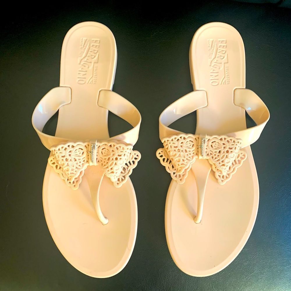 Salvatore Ferragamo Pandy Bowtie Sandals